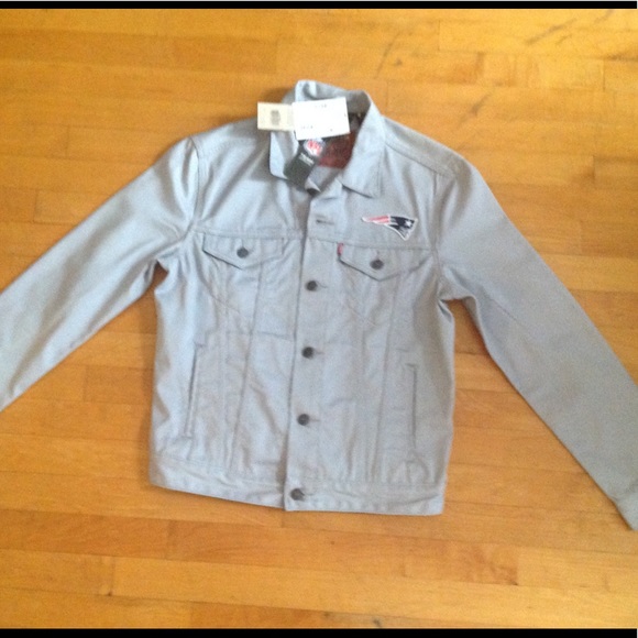 New England Patriots Levi Gray Jean Jacket  Medium - Picture 2 of 8
